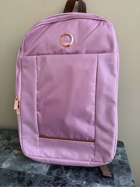 Delsey Paris Ramey Sky Peony Pink Laptop/Tavel/ Diaper Backpack